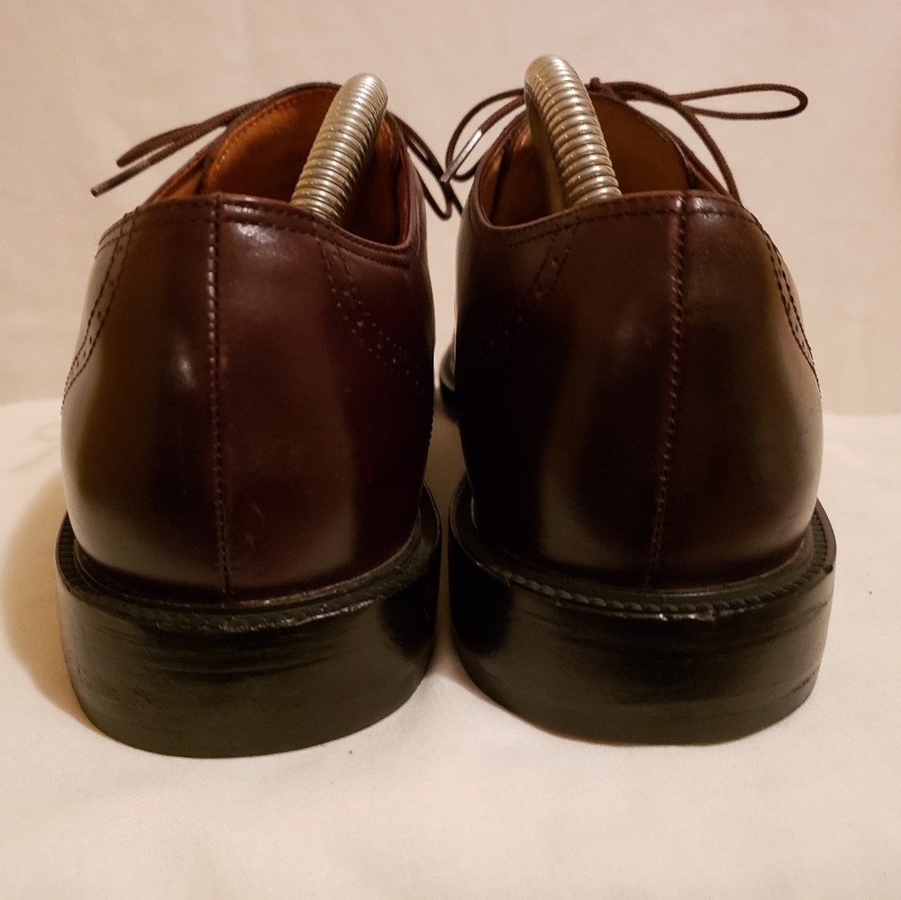 Rockport Cap-Toe Oxfords Mens Sz 9M Burgundy - Picture 6 of 8